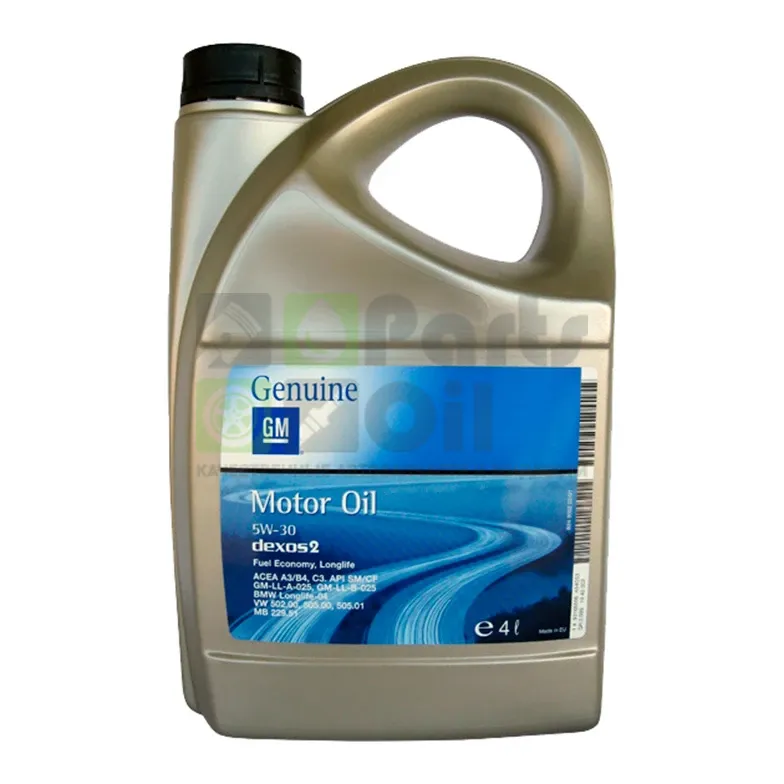Моторное масло General Motors Dexos 2 5W-30 синтетическое 4 л (арт. 1942002)